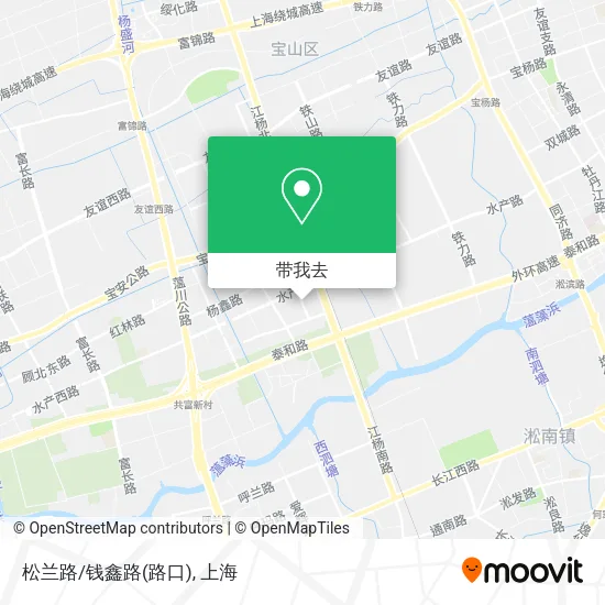 松兰路/钱鑫路(路口)地图