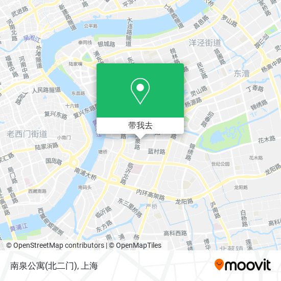 南泉公寓(北二门)地图