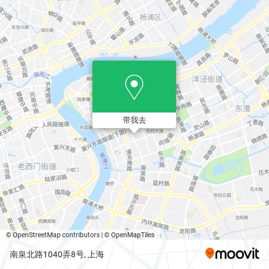 南泉北路1040弄8号地图