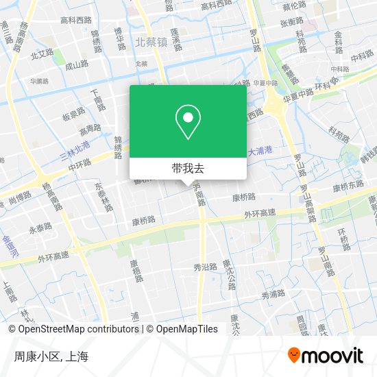 周康小区地图