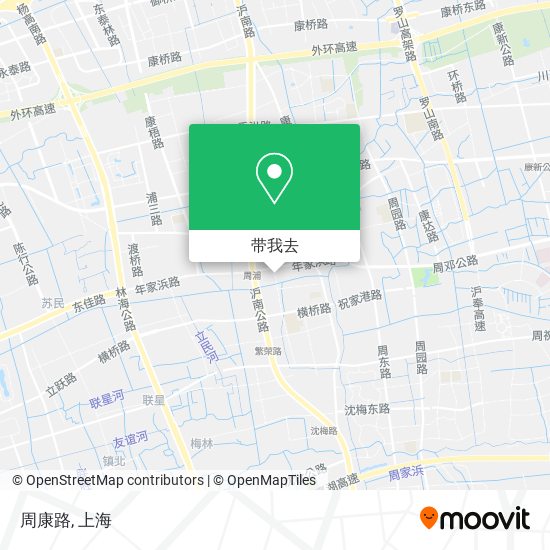 周康路地图