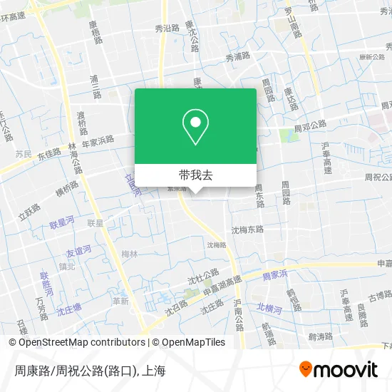 周康路/周祝公路(路口)地图