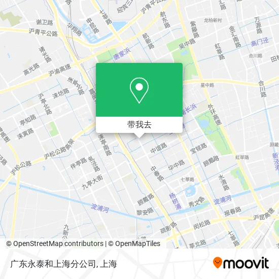 广东永泰和上海分公司地图