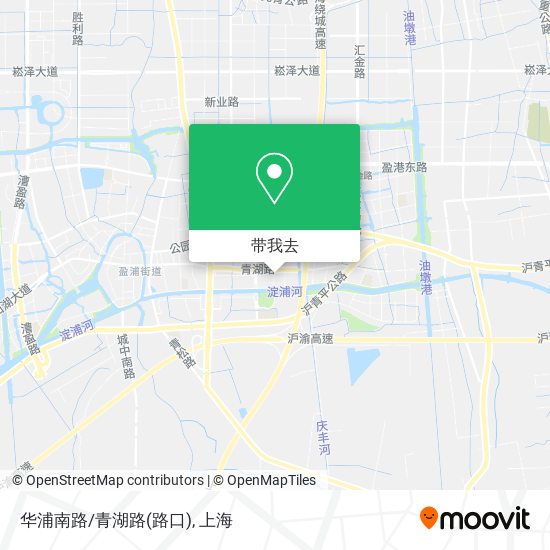 华浦南路/青湖路(路口)地图