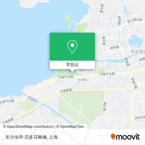 东方绿舟-贝多芬雕像地图