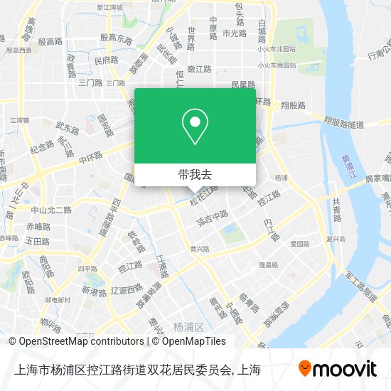 上海市杨浦区控江路街道双花居民委员会地图