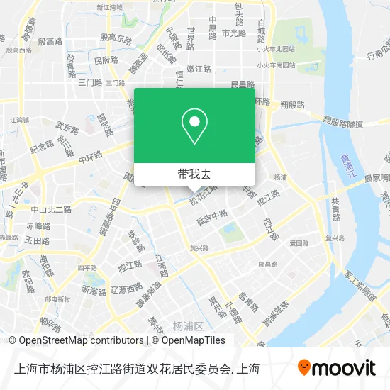 上海市杨浦区控江路街道双花居民委员会地图