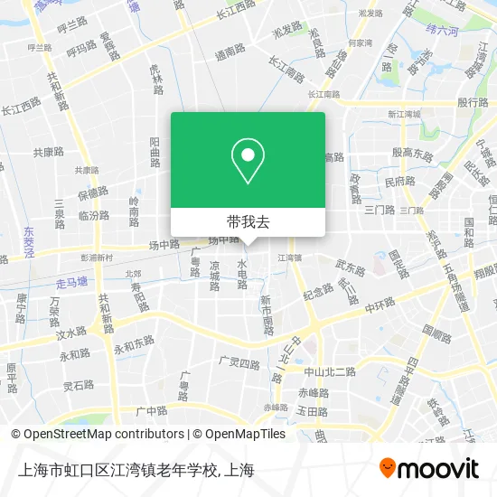 上海市虹口区江湾镇老年学校地图