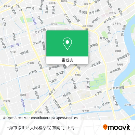 上海市徐汇区人民检察院-东南门地图