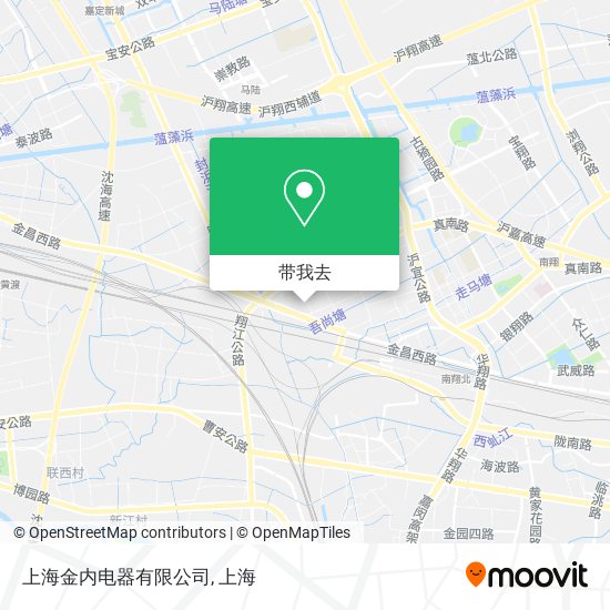 上海金内电器有限公司地图