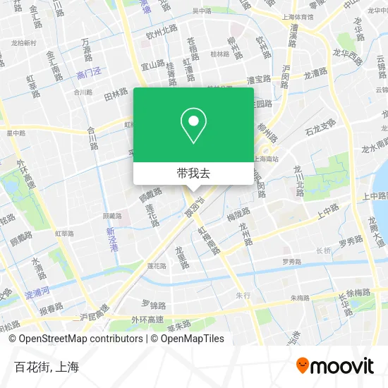 百花街地图