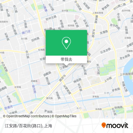 江安路/百花街(路口)地图