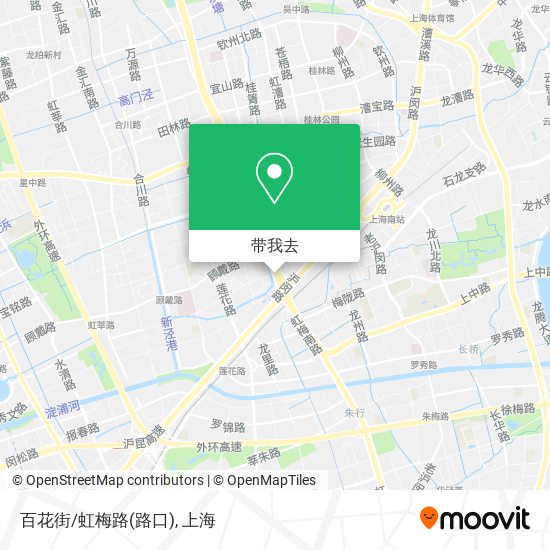百花街/虹梅路(路口)地图