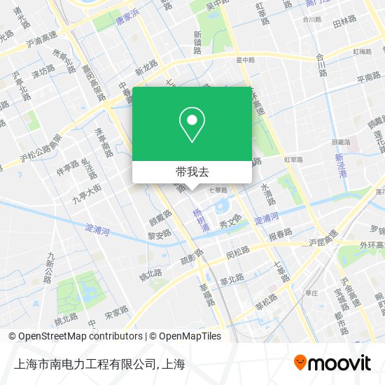 上海市南电力工程有限公司地图