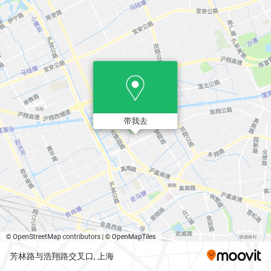 芳林路与浩翔路交叉口地图