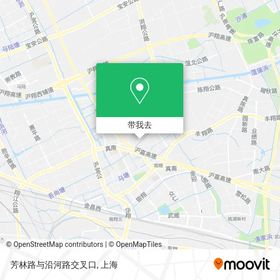 芳林路与沿河路交叉口地图