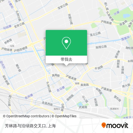 芳林路与沿绿路交叉口地图