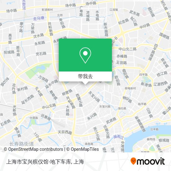 上海市宝兴殡仪馆-地下车库地图