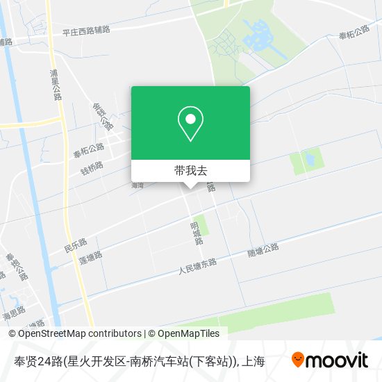 奉贤24路(星火开发区-南桥汽车站(下客站))地图