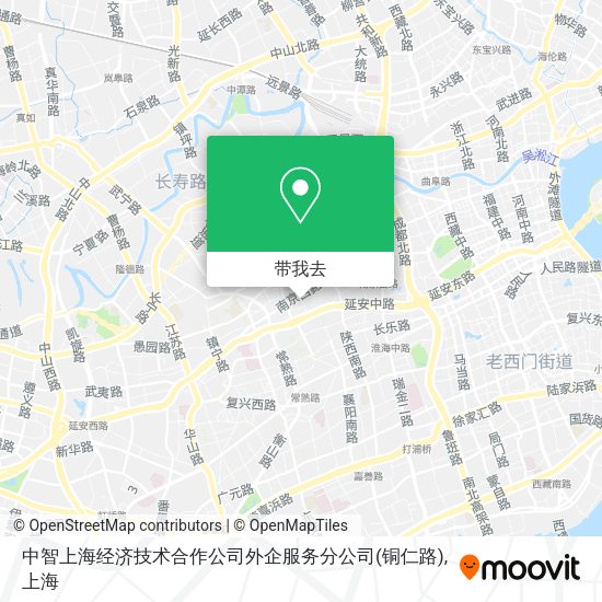 中智上海经济技术合作公司外企服务分公司(铜仁路)地图