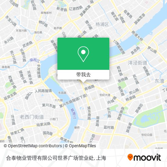 合泰物业管理有限公司世界广场管业处地图