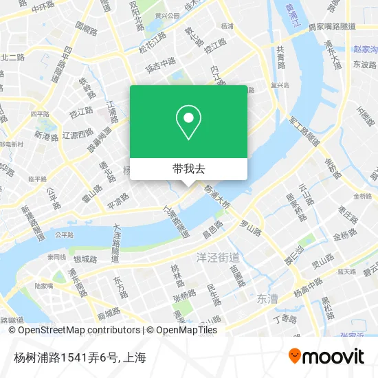 杨树浦路1541弄6号地图