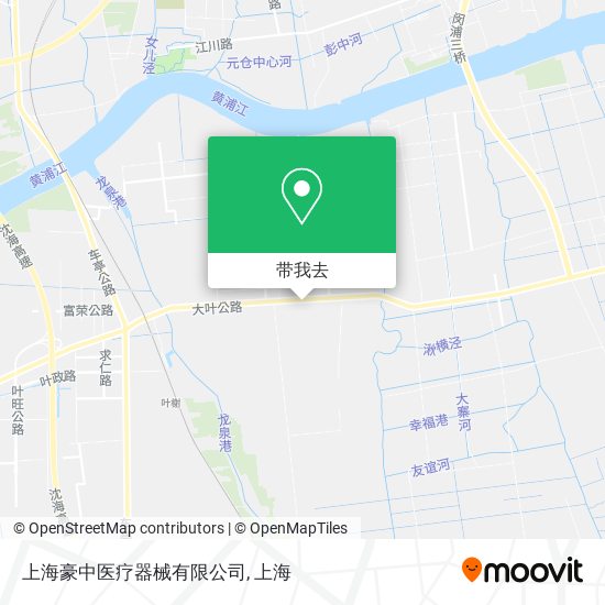 上海豪中医疗器械有限公司地图