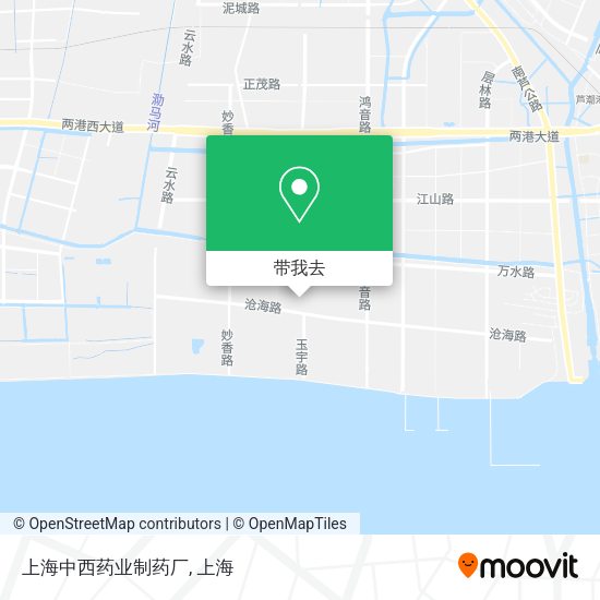 上海中西药业制药厂地图
