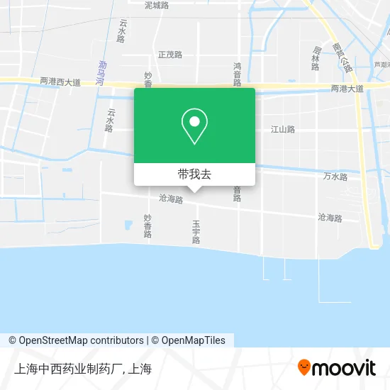 上海中西药业制药厂地图