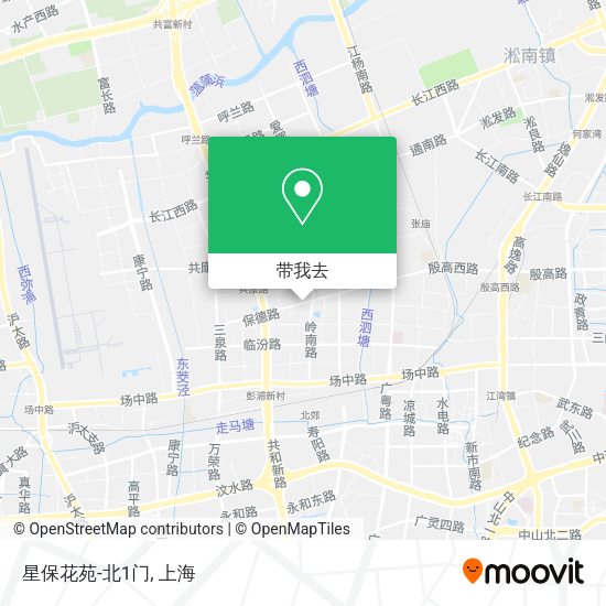 星保花苑-北1门地图