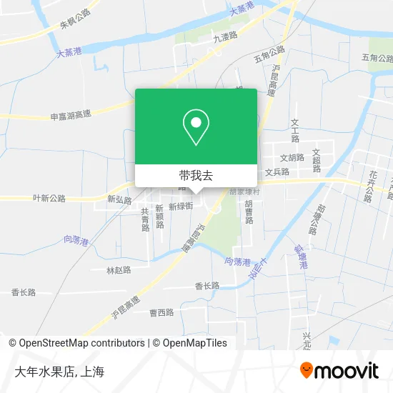 大年水果店地图