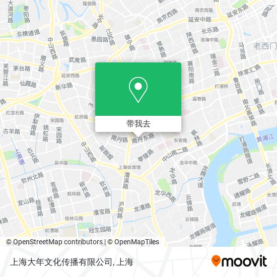 上海大年文化传播有限公司地图