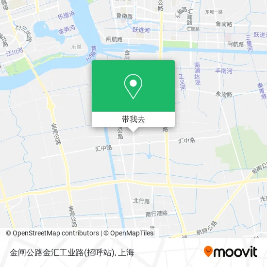金闸公路金汇工业路(招呼站)地图