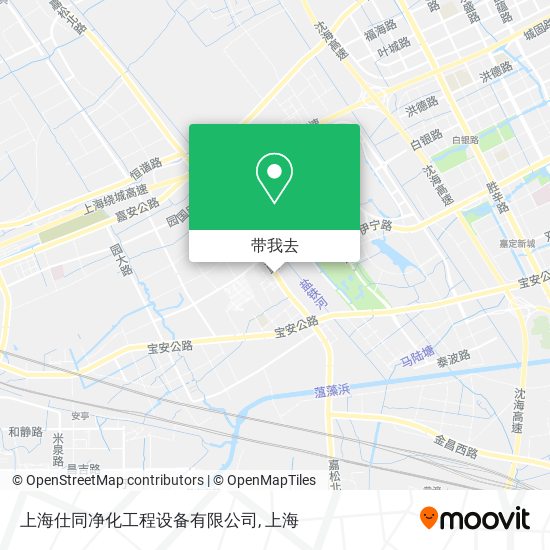 上海仕同净化工程设备有限公司地图