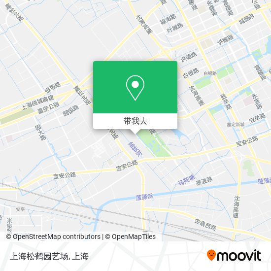 上海松鹤园艺场地图