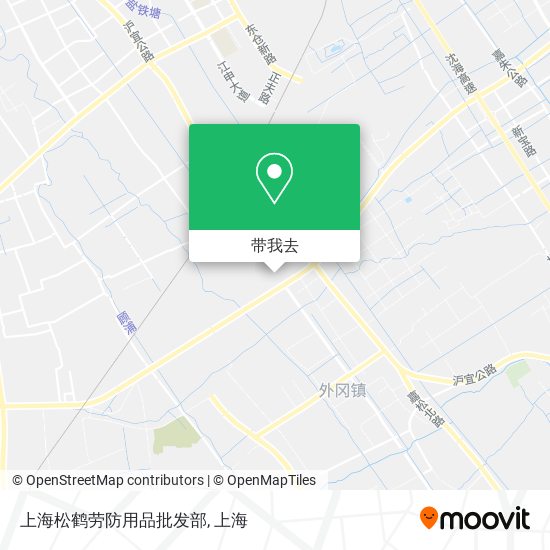 上海松鹤劳防用品批发部地图