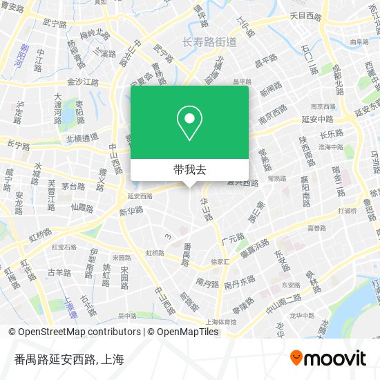 番禺路延安西路地图