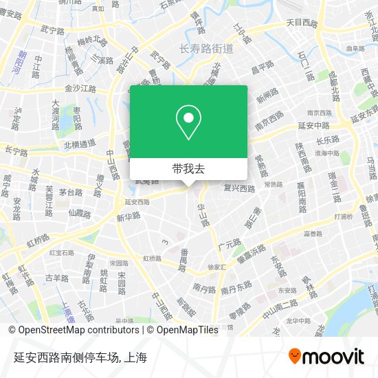 延安西路南侧停车场地图