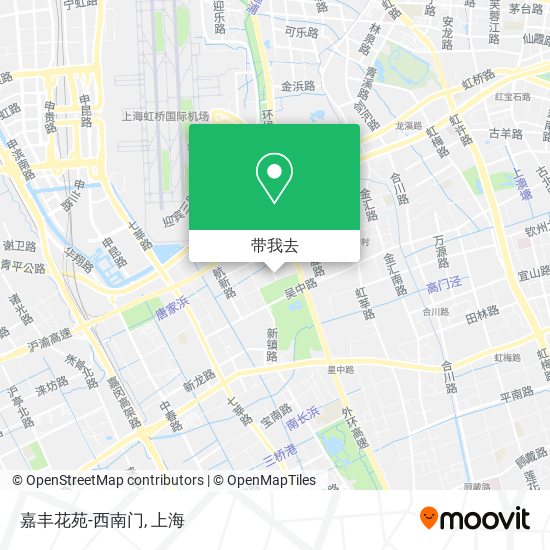 嘉丰花苑-西南门地图