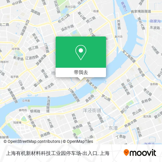 上海有机新材料科技工业园停车场-出入口地图