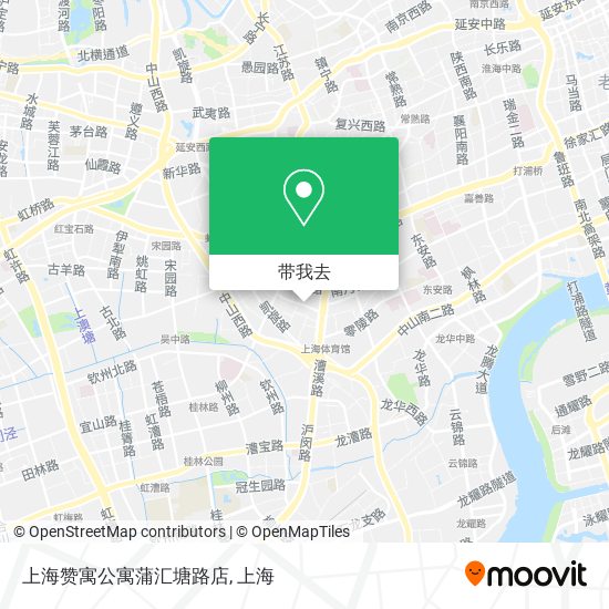 上海赞寓公寓蒲汇塘路店地图