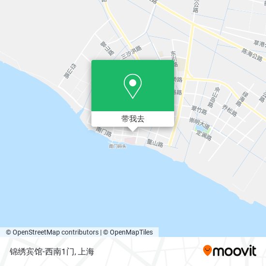 锦绣宾馆-西南1门地图