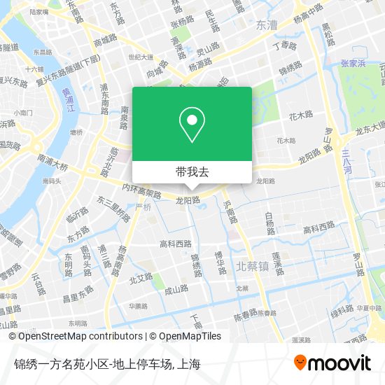 锦绣一方名苑小区-地上停车场地图