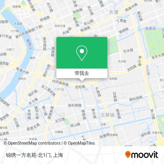 锦绣一方名苑-北1门地图