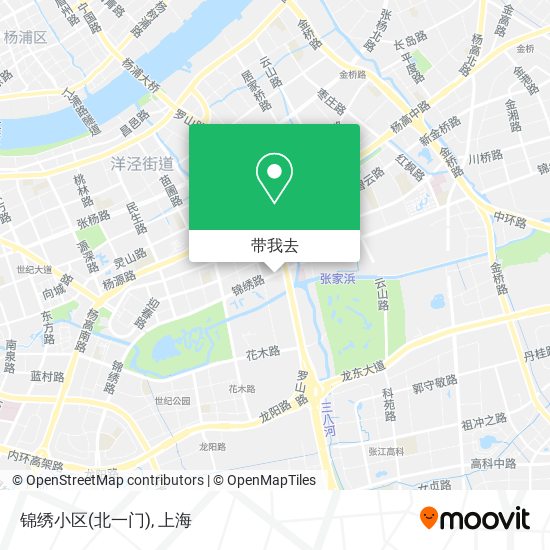 锦绣小区(北一门)地图