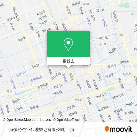 上海恒沁企业代理登记有限公司地图
