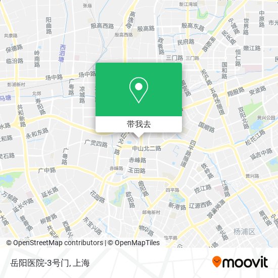岳阳医院-3号门地图