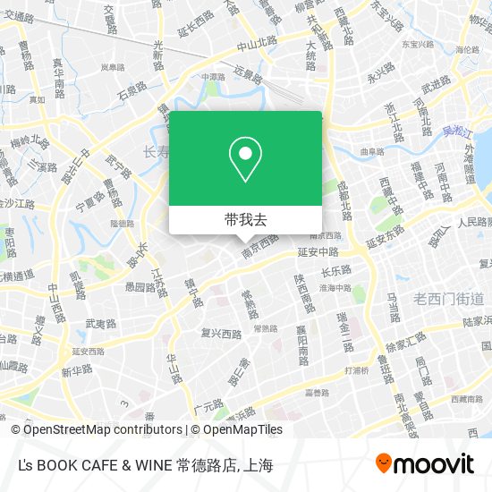 L's BOOK CAFE & WINE 常德路店地图