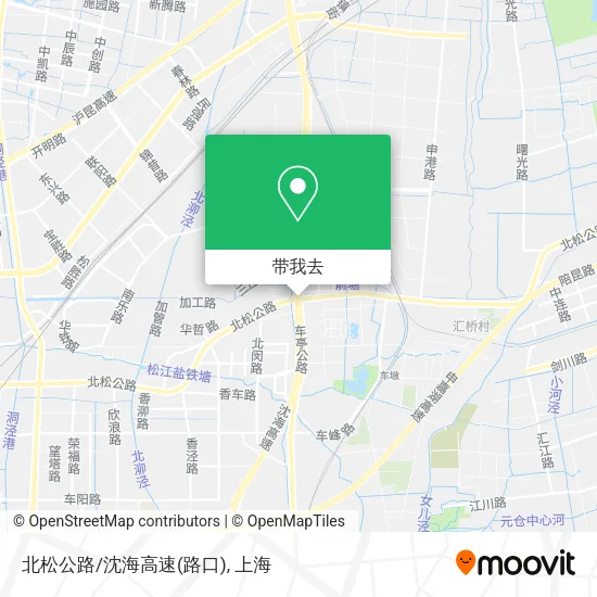 北松公路/沈海高速(路口)地图