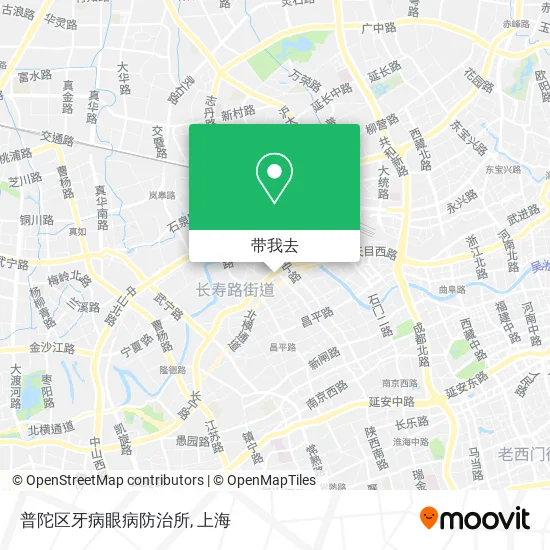 普陀区牙病眼病防治所地图